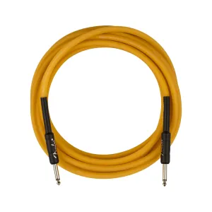 Fender 18.6 FT Professional Series Glow in the Dark Instrument Cable, Orange