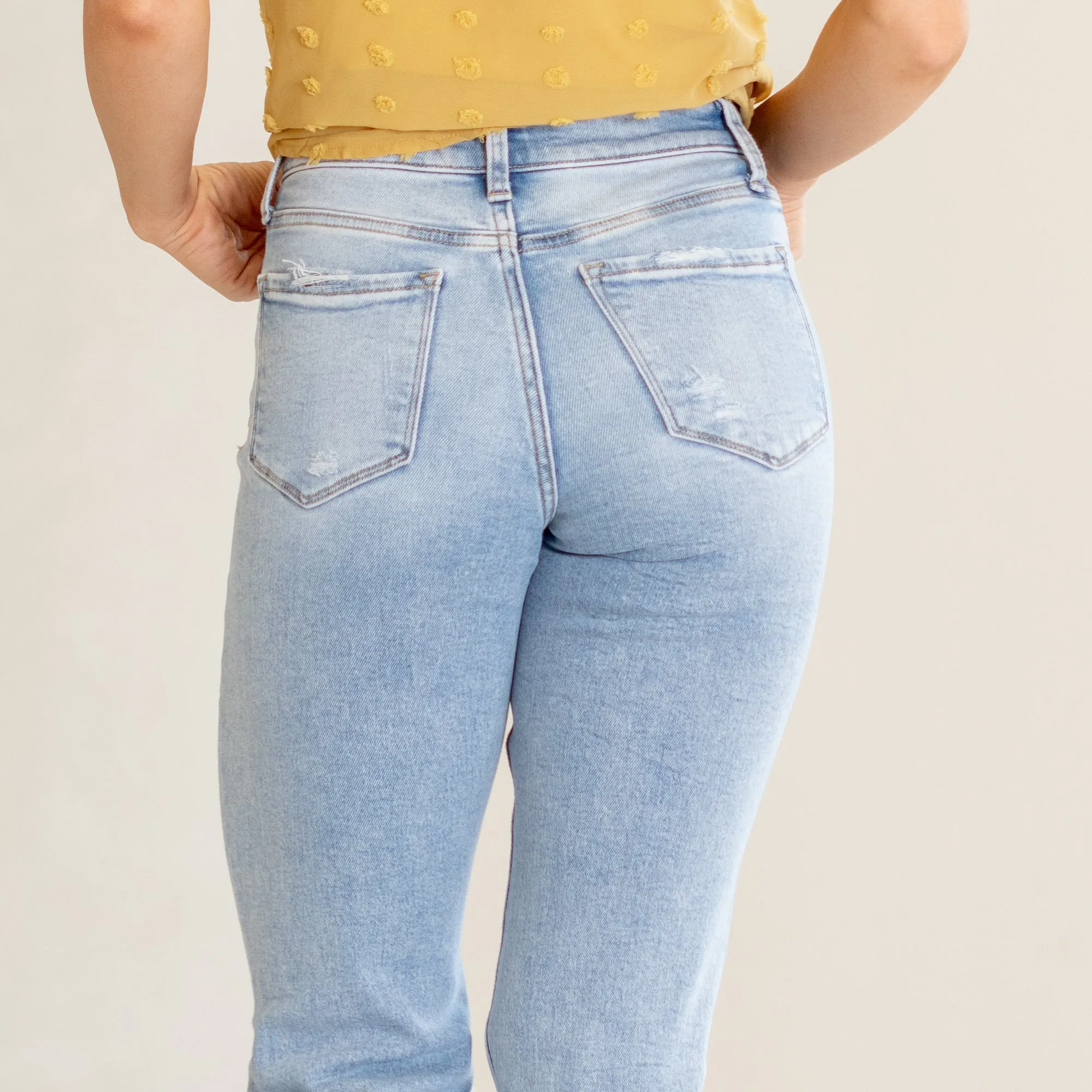 Finesse High Rise Straight Leg