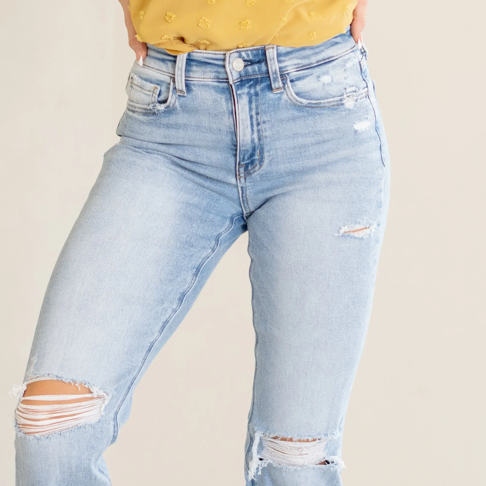 Finesse High Rise Straight Leg