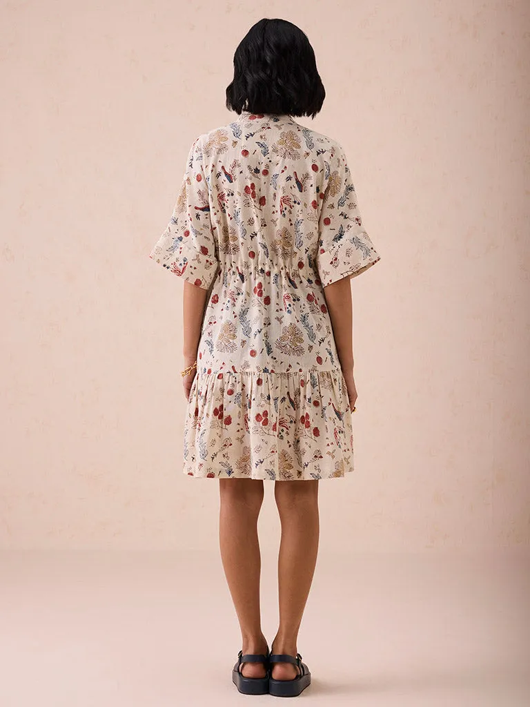 Forest Bloom Kala Cotton Dress
