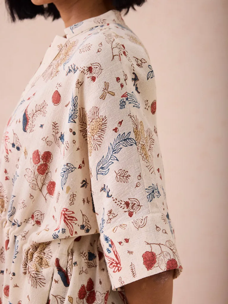 Forest Bloom Kala Cotton Dress