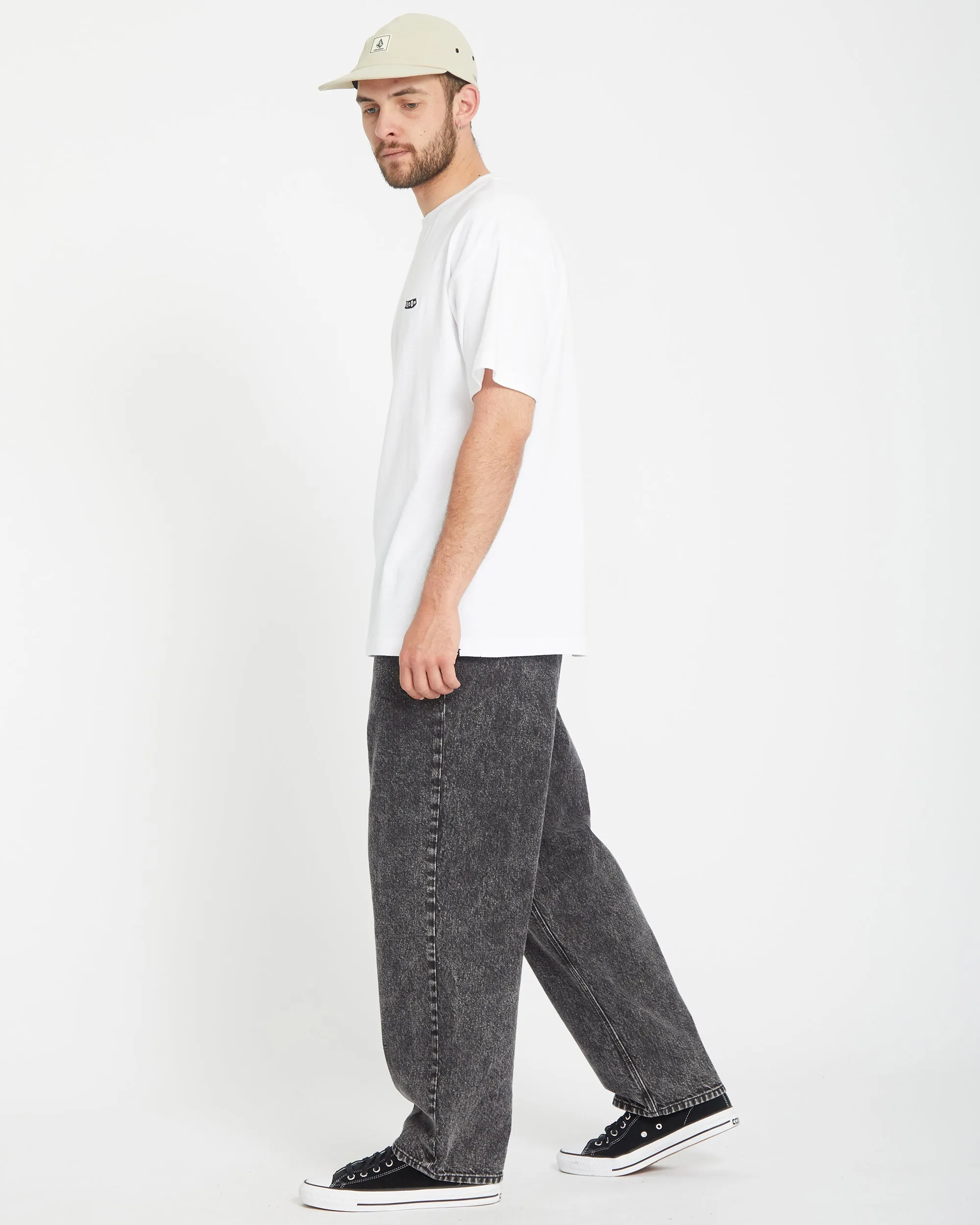 Freazy Loose Jeans - LIGHT ACID BLACK