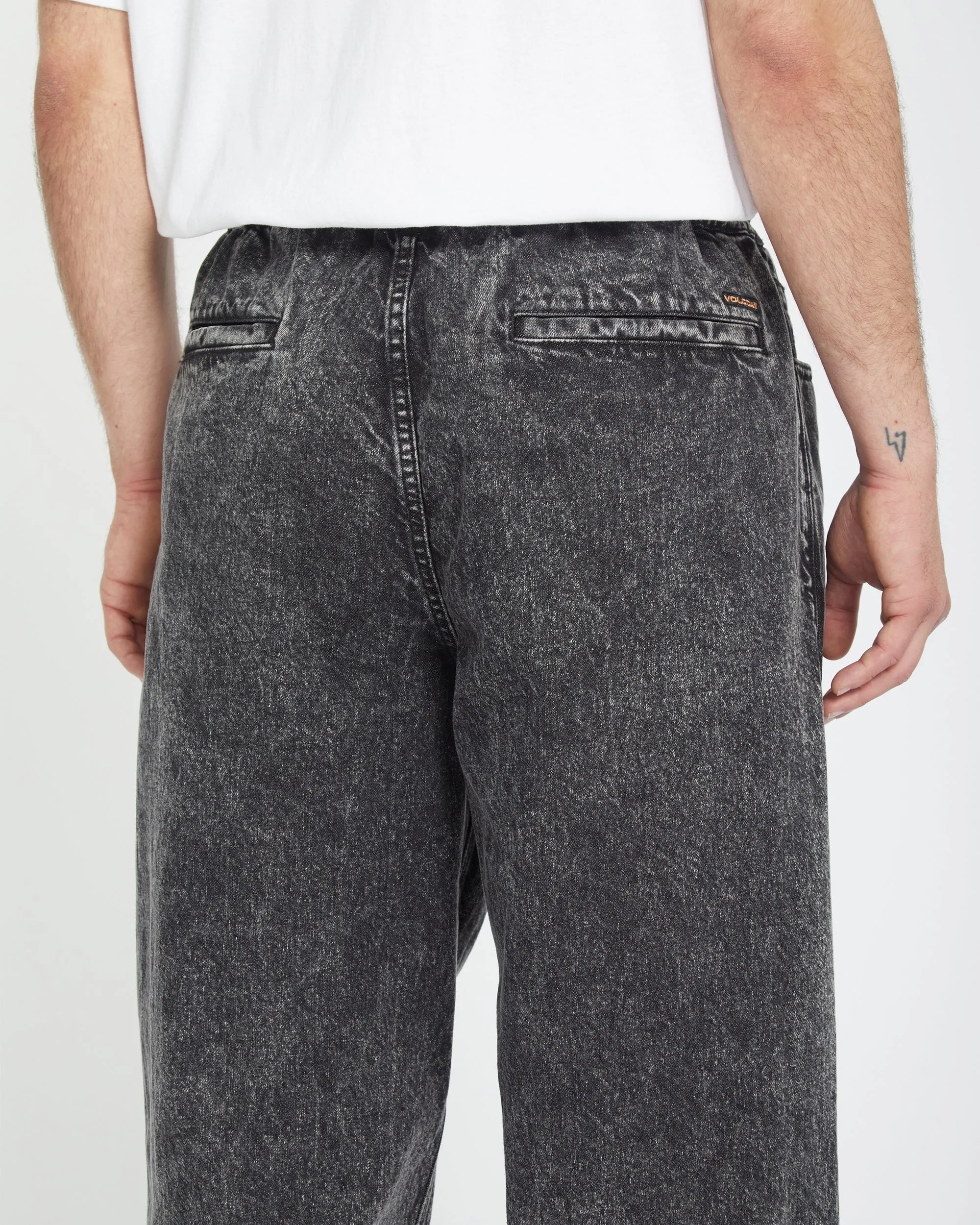Freazy Loose Jeans - LIGHT ACID BLACK