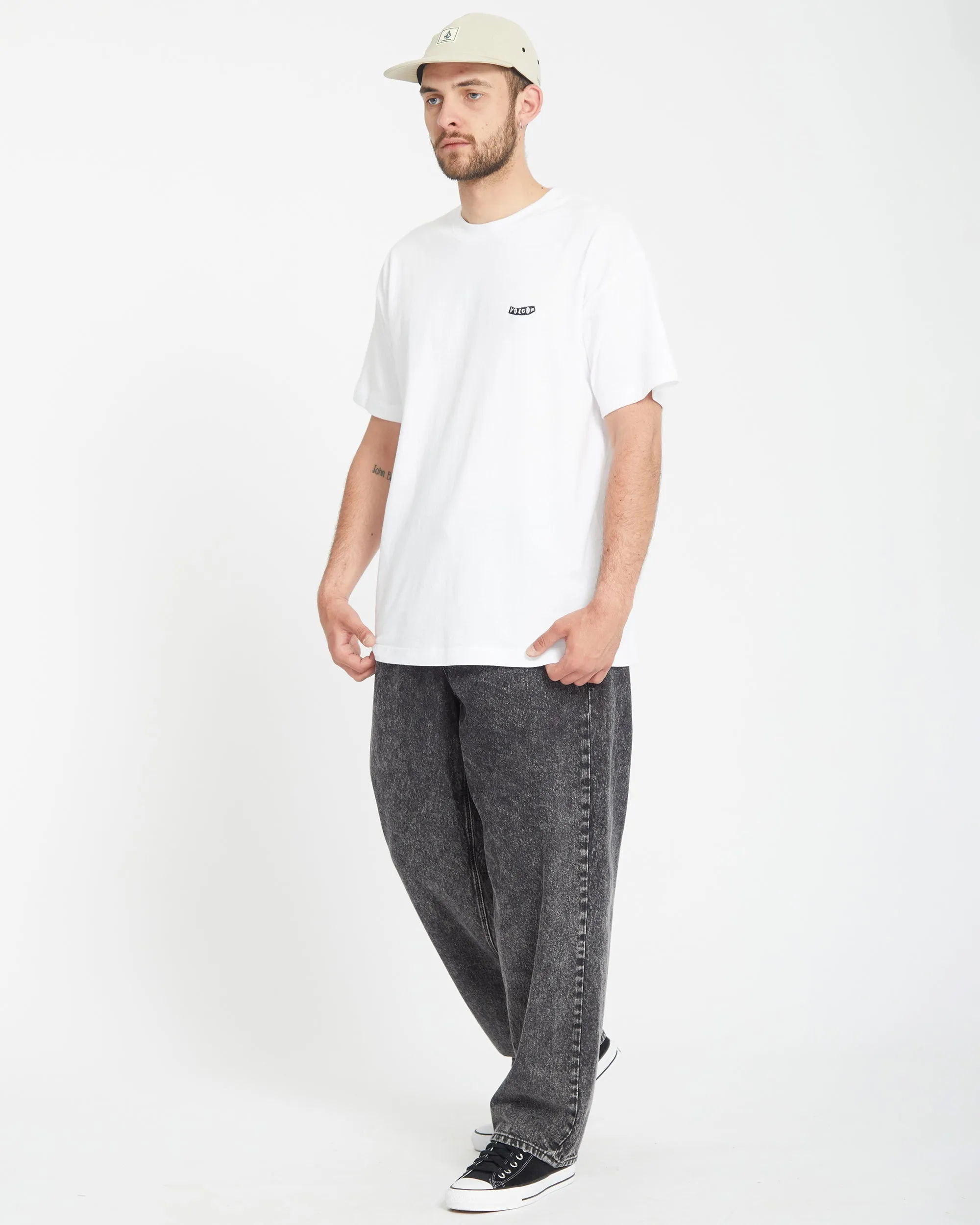 Freazy Loose Jeans - LIGHT ACID BLACK