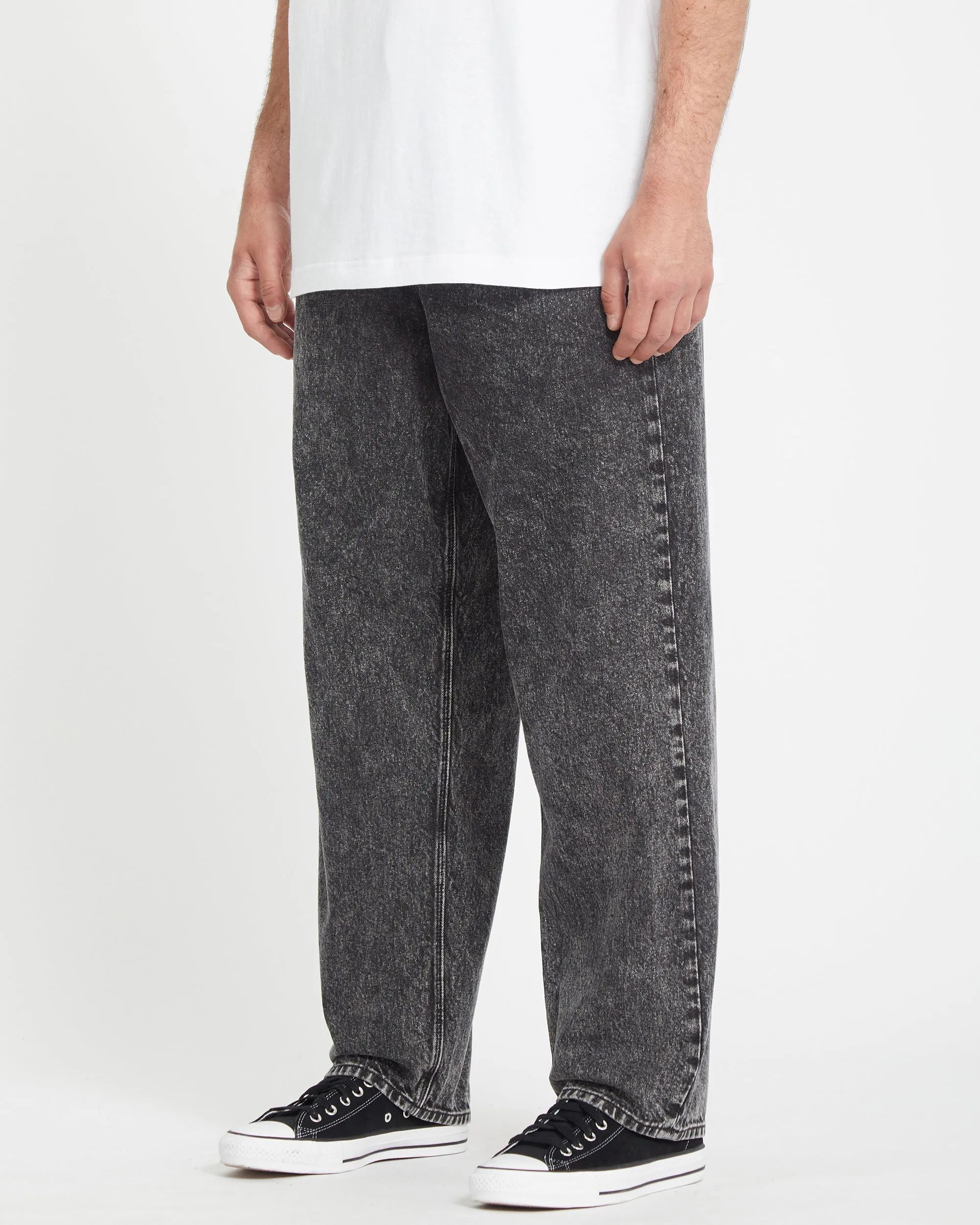 Freazy Loose Jeans - LIGHT ACID BLACK