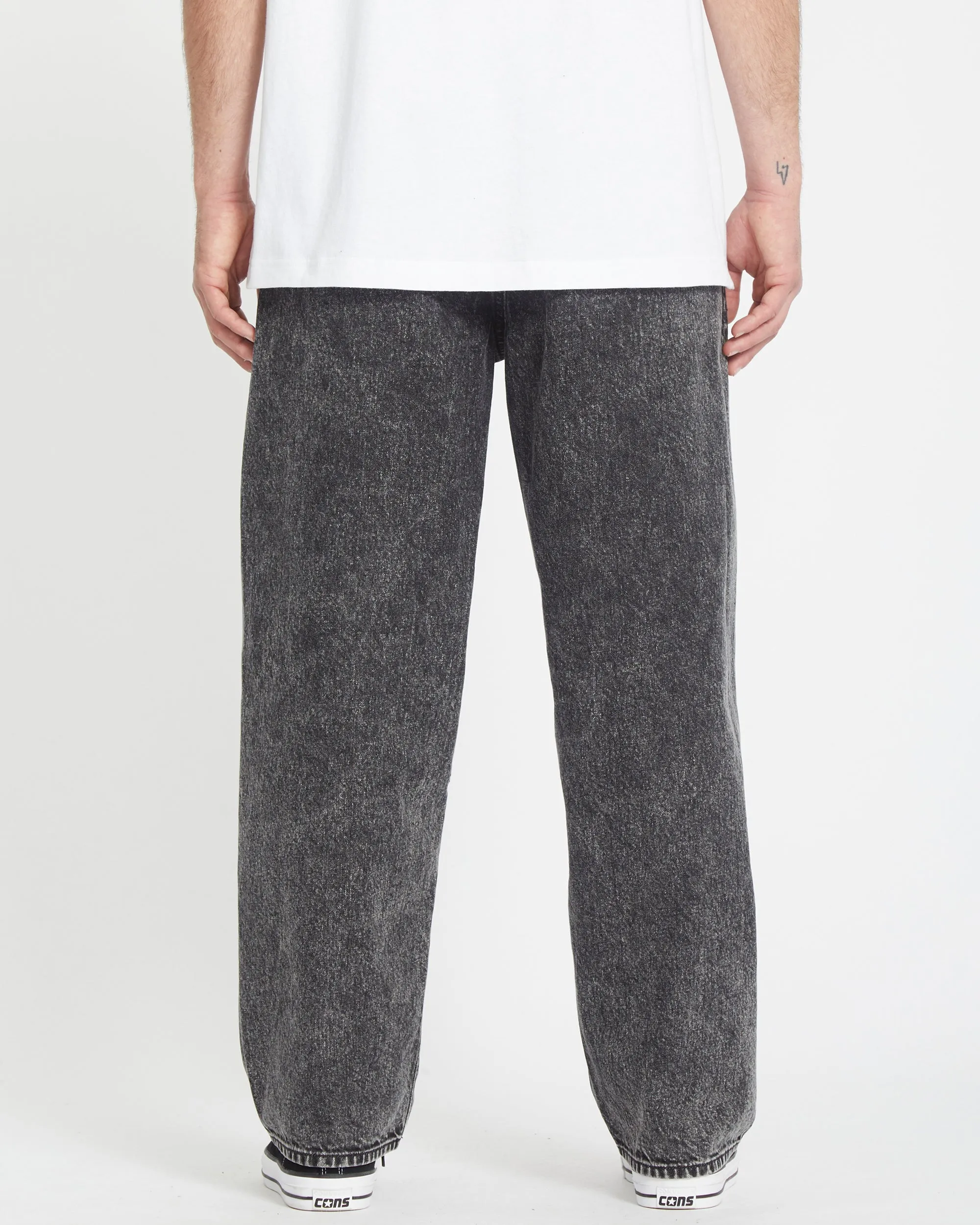 Freazy Loose Jeans - LIGHT ACID BLACK