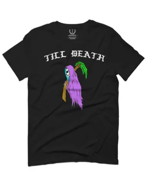 Front Good Vibe Summer Palm Graphic Til Death Cool Bones Surf Society For men T Shirt