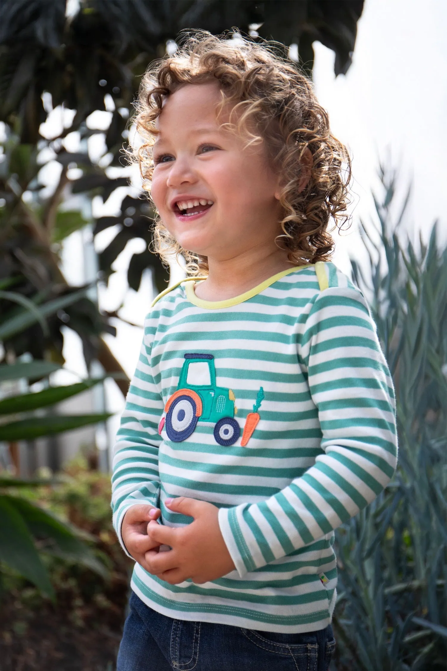 Frugi Bobby Infant T-Shirt 500164S5mstr Tractor