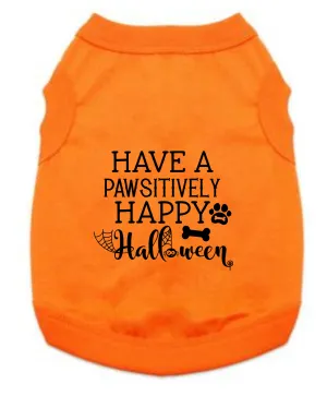 Funny Halloween Tee Shirts- Have A Paw Halloween