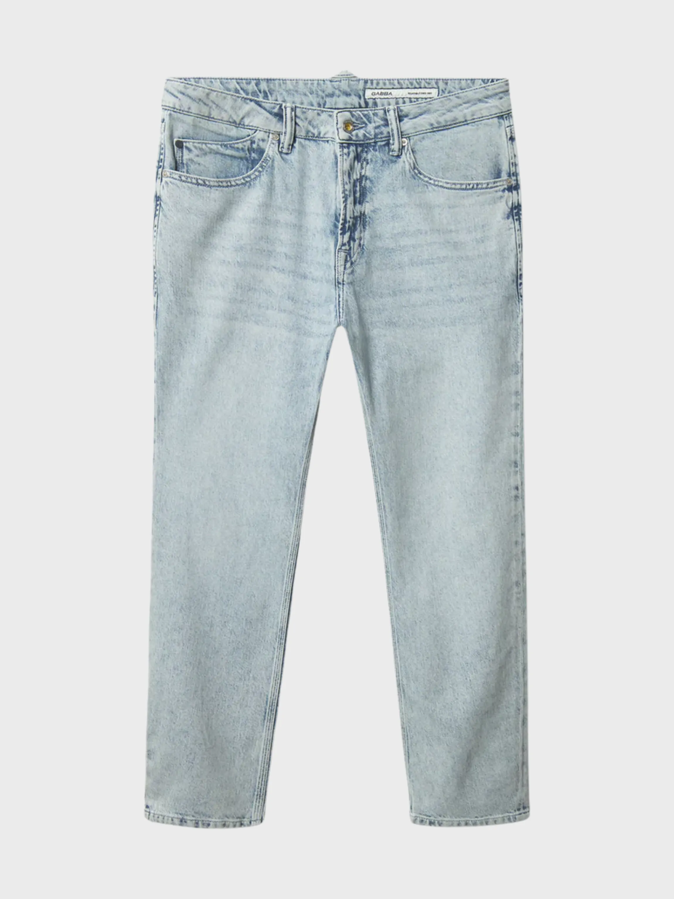 Gabba Carl Astra Loose Tapered Denim Jean - Light Blue Denim