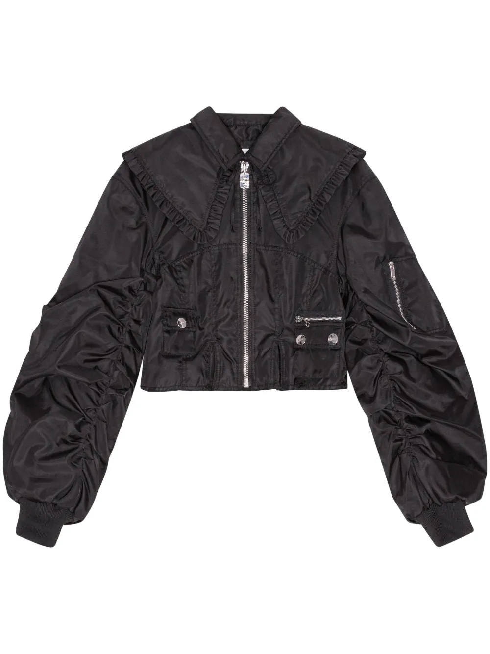GANNI Coats Black