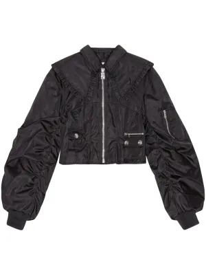 GANNI Coats Black