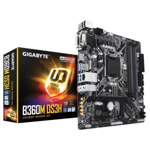 Gigabyte Tarjeta Madre Micro Atx B360 M Ds3 H, S 115