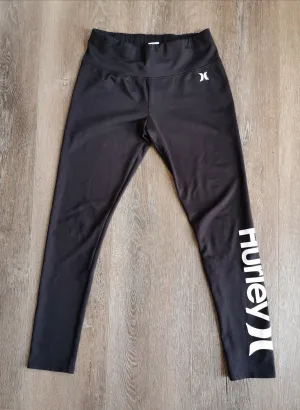 GIRL SIZE MEDIUM (8/10 YEARS) HURLEY, Athletic Yoga Pants VGUC B36
