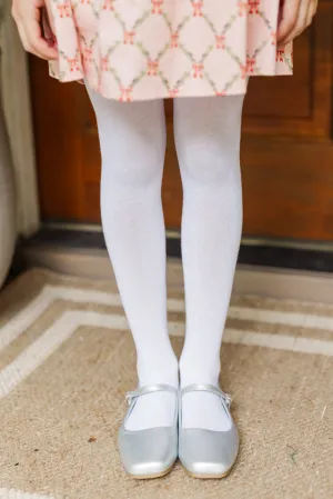 Girls: Everyday Joy White Tights