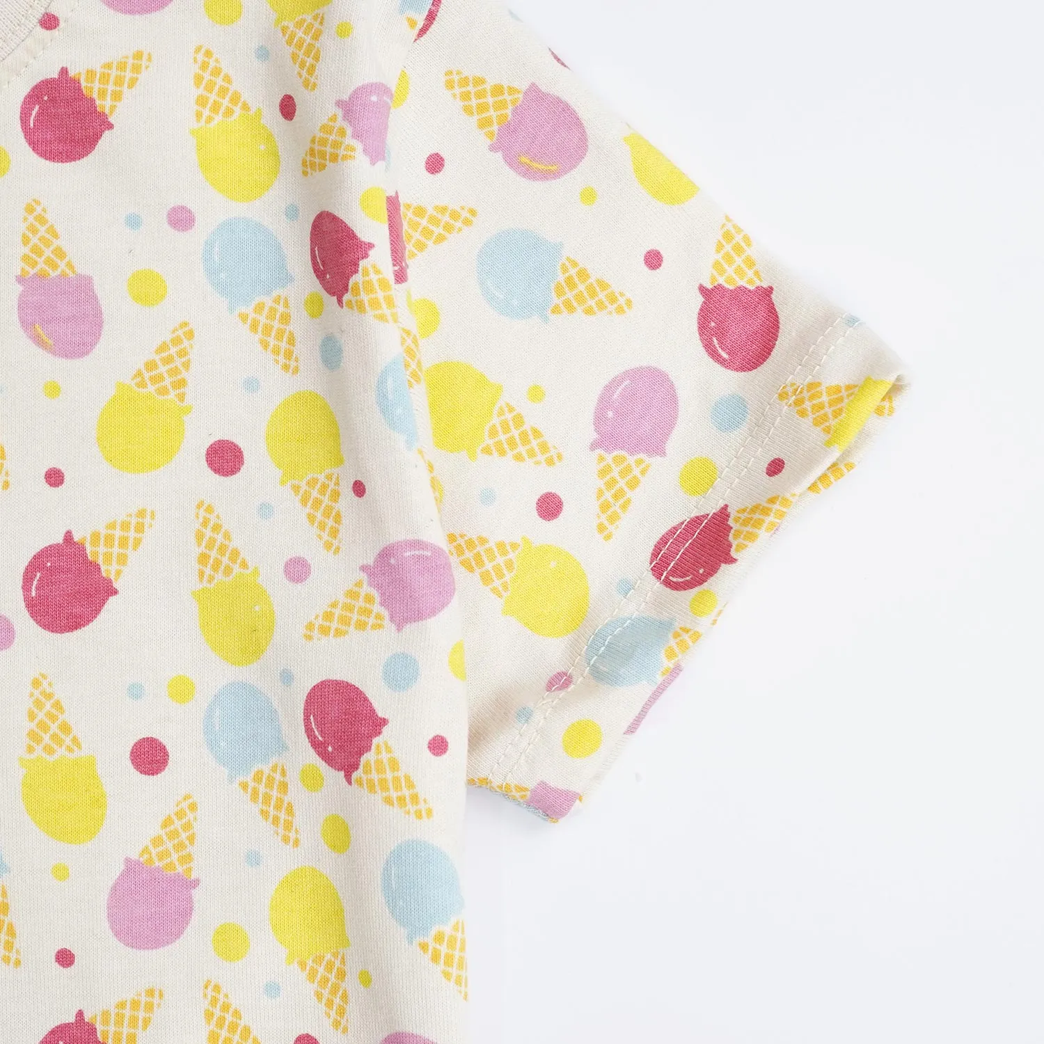 Girls Soft Cotton All Over Printed 2 Piece Suit