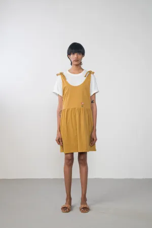 Golden Light organic cotton knit dress