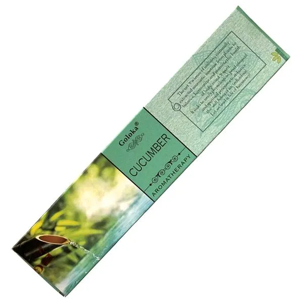 Goloka - Aromatherapy Cucumber Incense Sticks