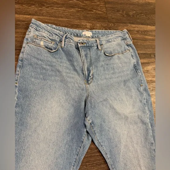Good American Light Wash Denim Jeans Women’s 18 High Rise