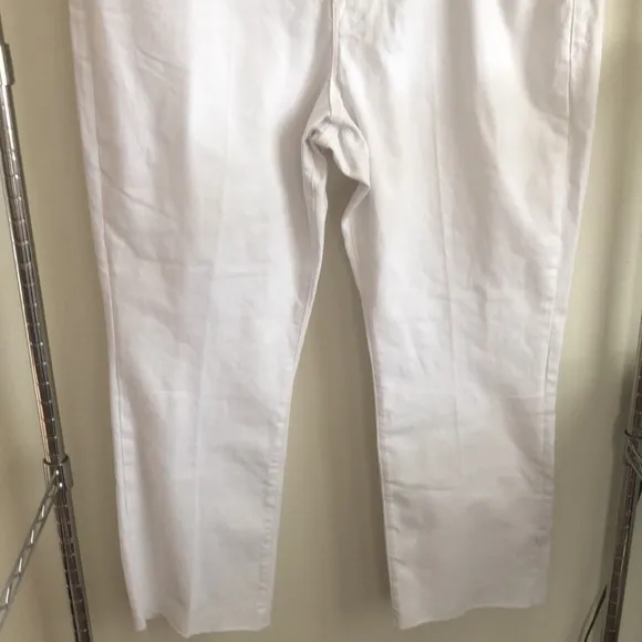 Good American White Good Legs Straight Jeans High Rise