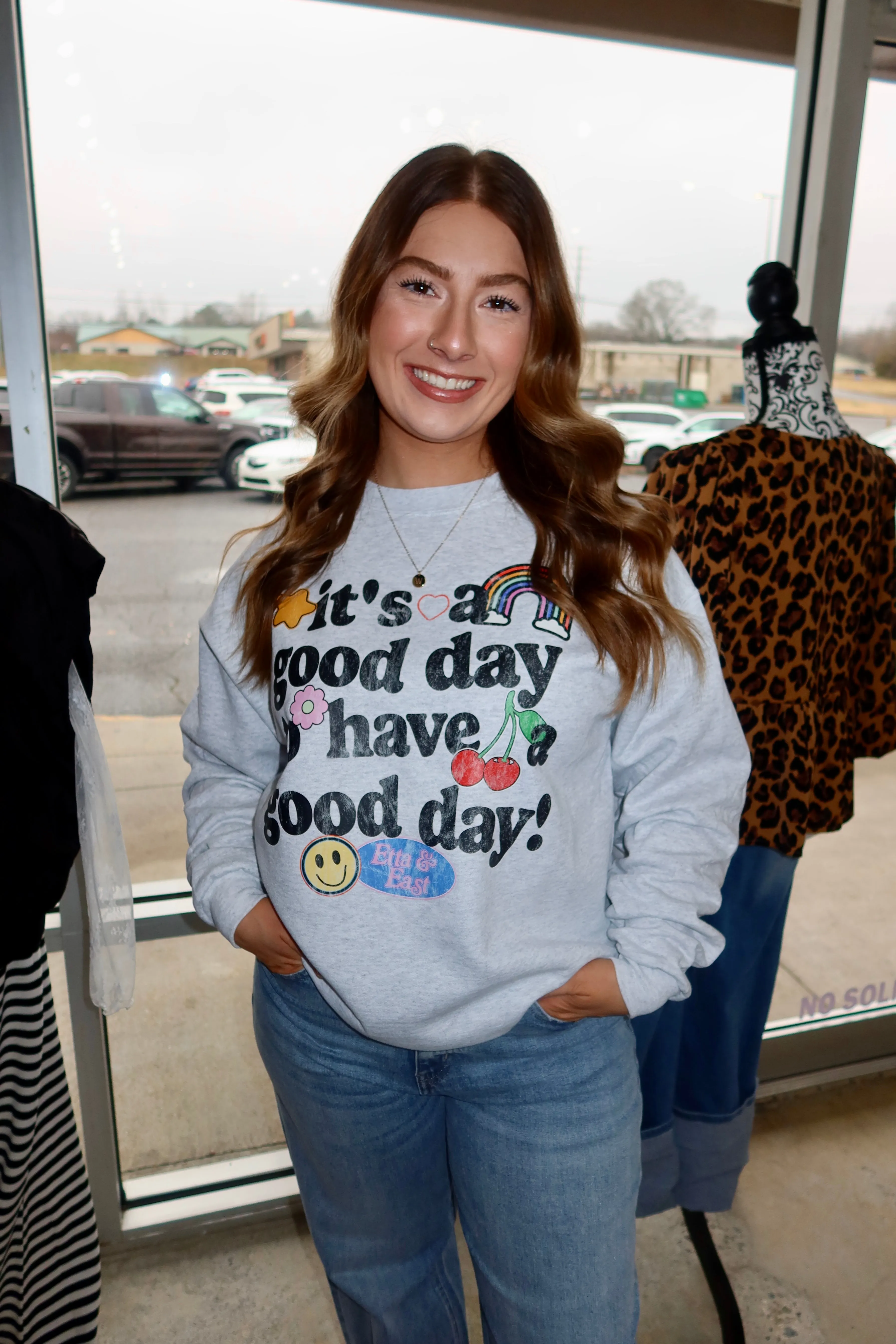 Good Day Graphic Sweatshirt