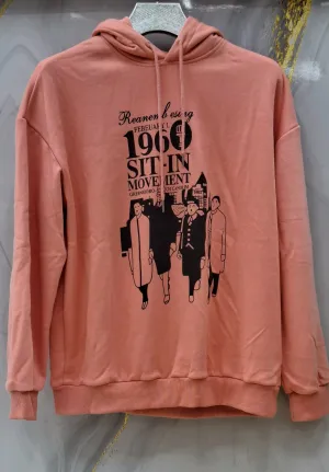 Graphic Print Hooded Sweatshirt