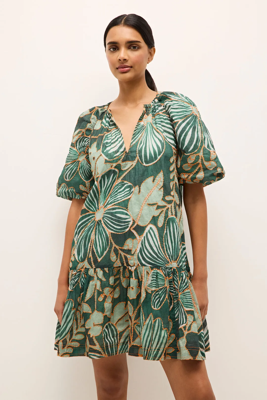 Greta Dress in Primavera by Marie Oliver