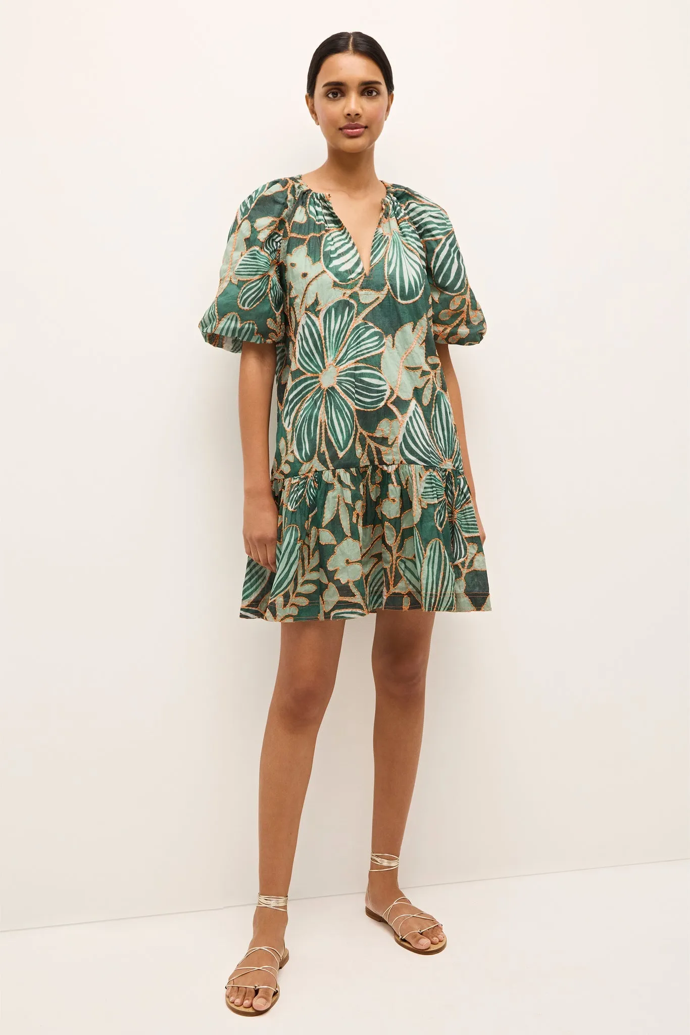 Greta Dress in Primavera by Marie Oliver