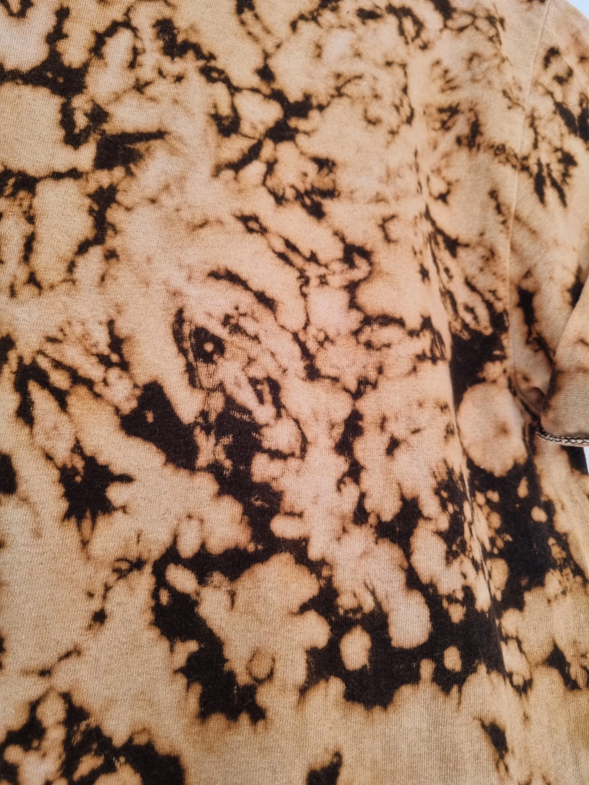 Hand Designed Galaxy Bleach Tie-Dye Shirt