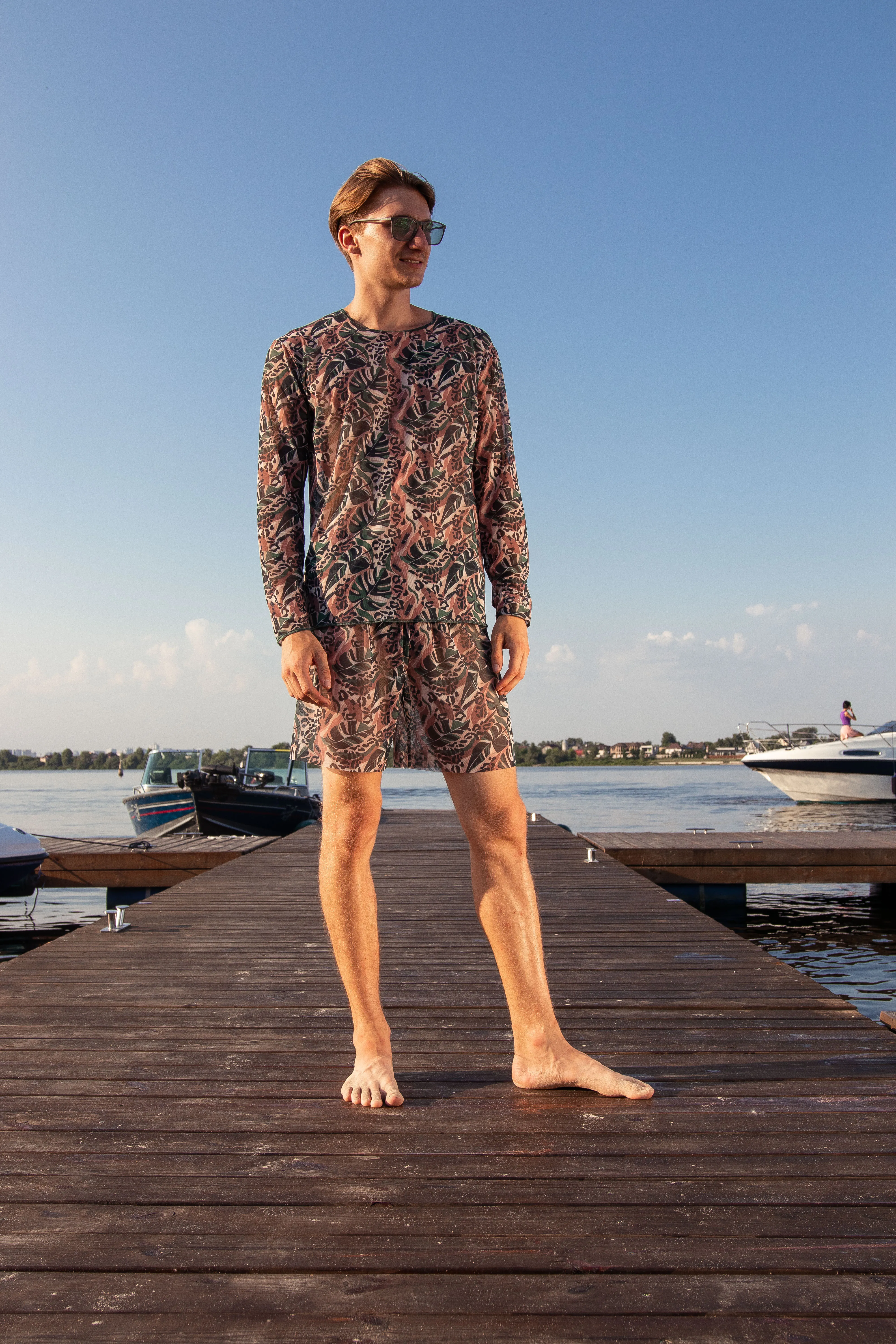 Havaii LS Leopard Leaves