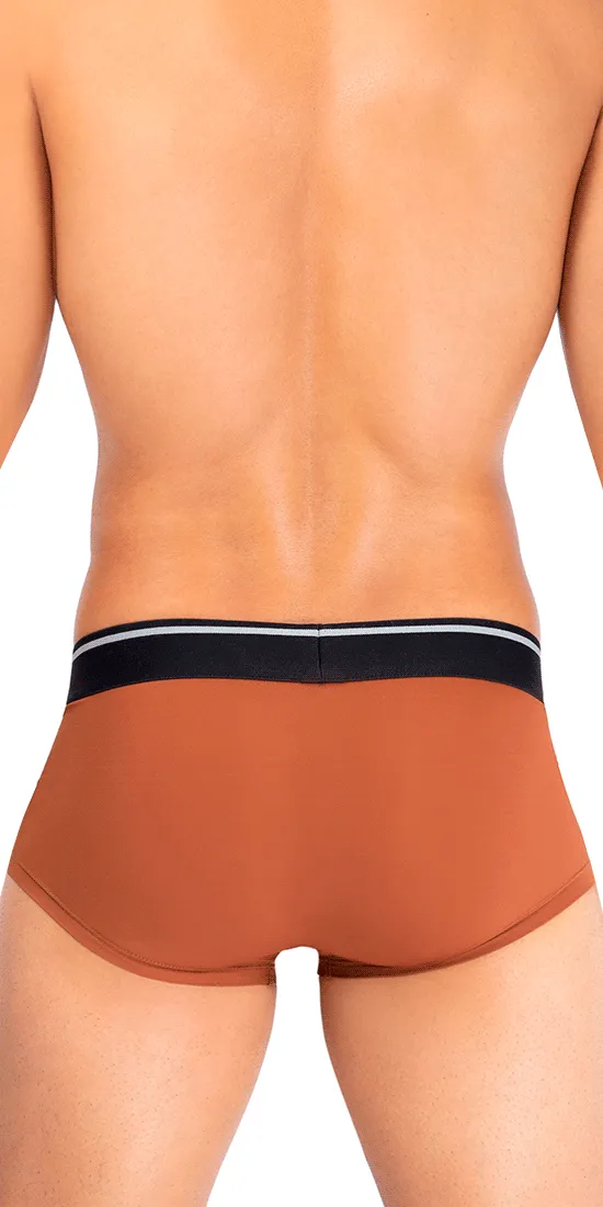 Hawai 42181 Solid Microfiber Briefs Amber