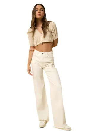High Rise Wide Leg Jeans