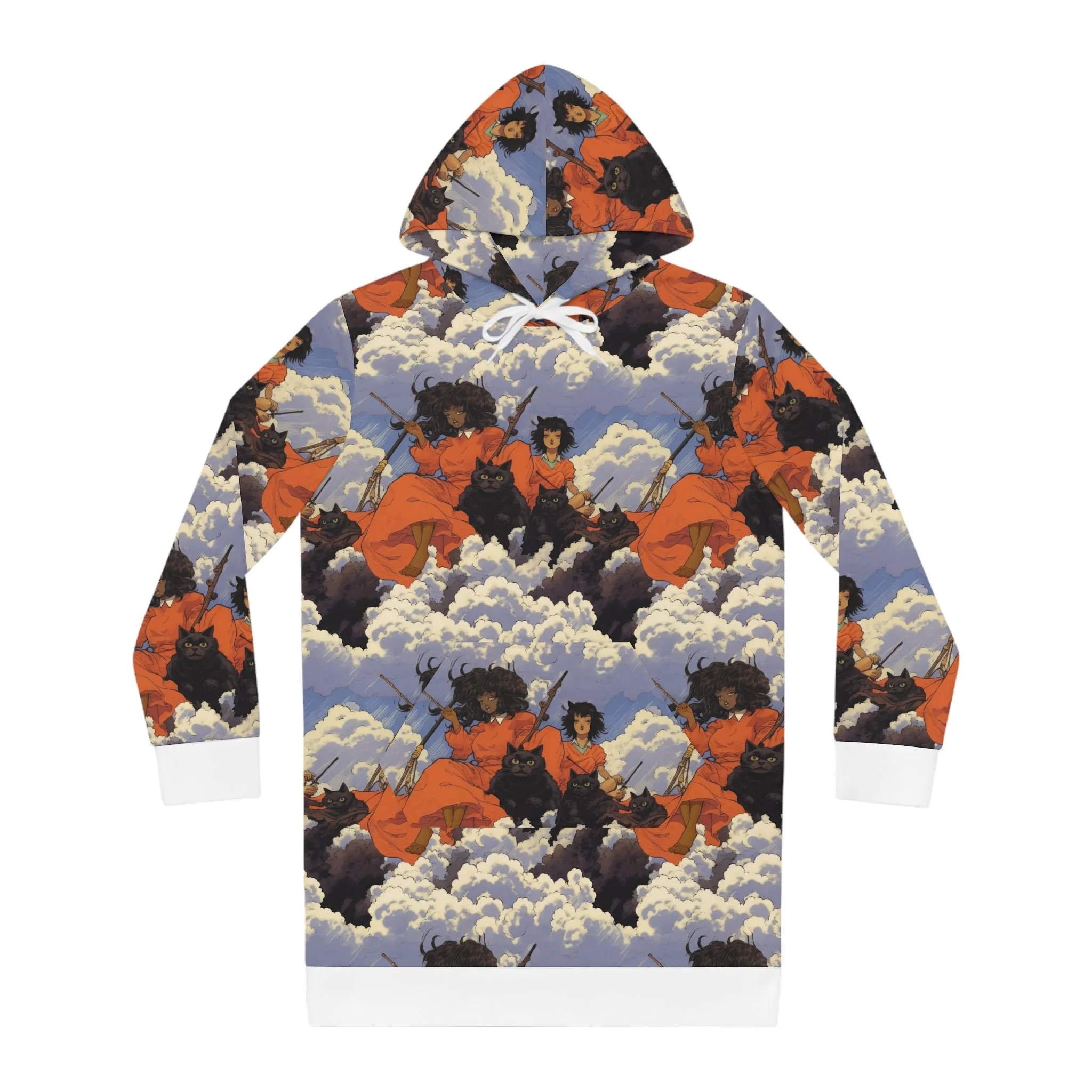 Hoodie Dress - Teenage Witches Black Girl Magic