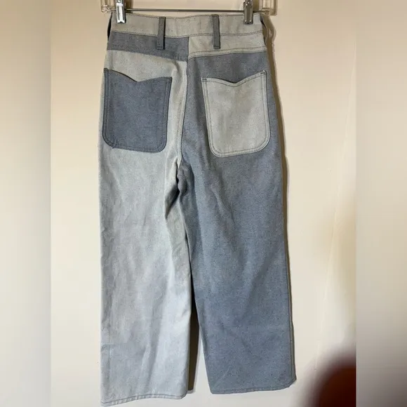 Imperfects 523L Pant in Mismatched Post‎ Consumer Denim Jeans 26