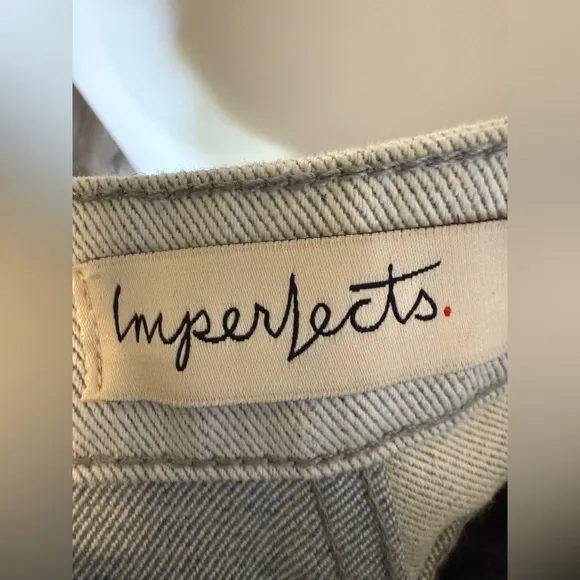 Imperfects 523L Pant in Mismatched Post‎ Consumer Denim Jeans 26
