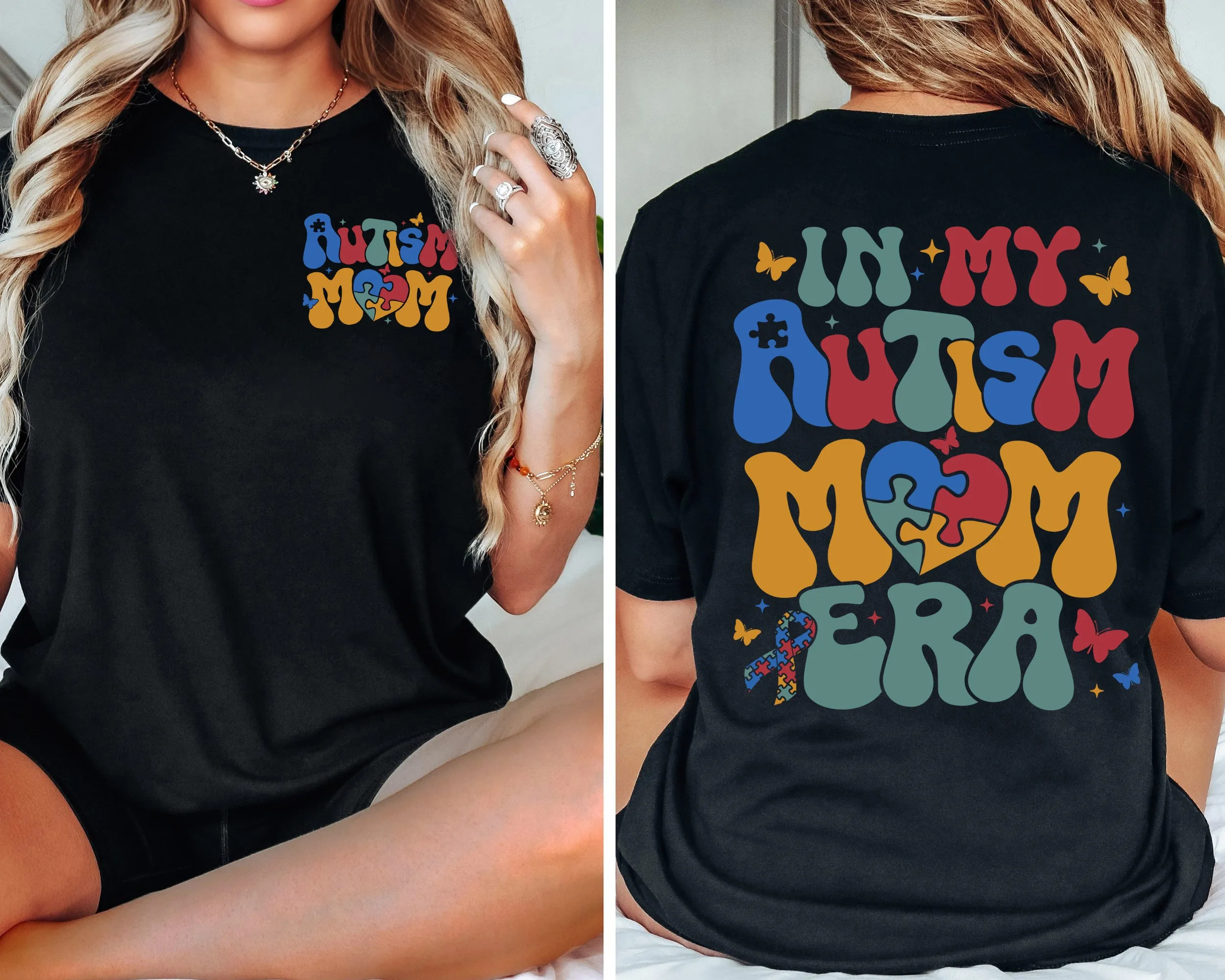 In My Autism Mom Era Shirt, Neurodiversity Sweatshirt, Autism Awareness T-Shirt, Autism Puzzle Shirs, Autism Mama Tee, Gift For Autism Mom