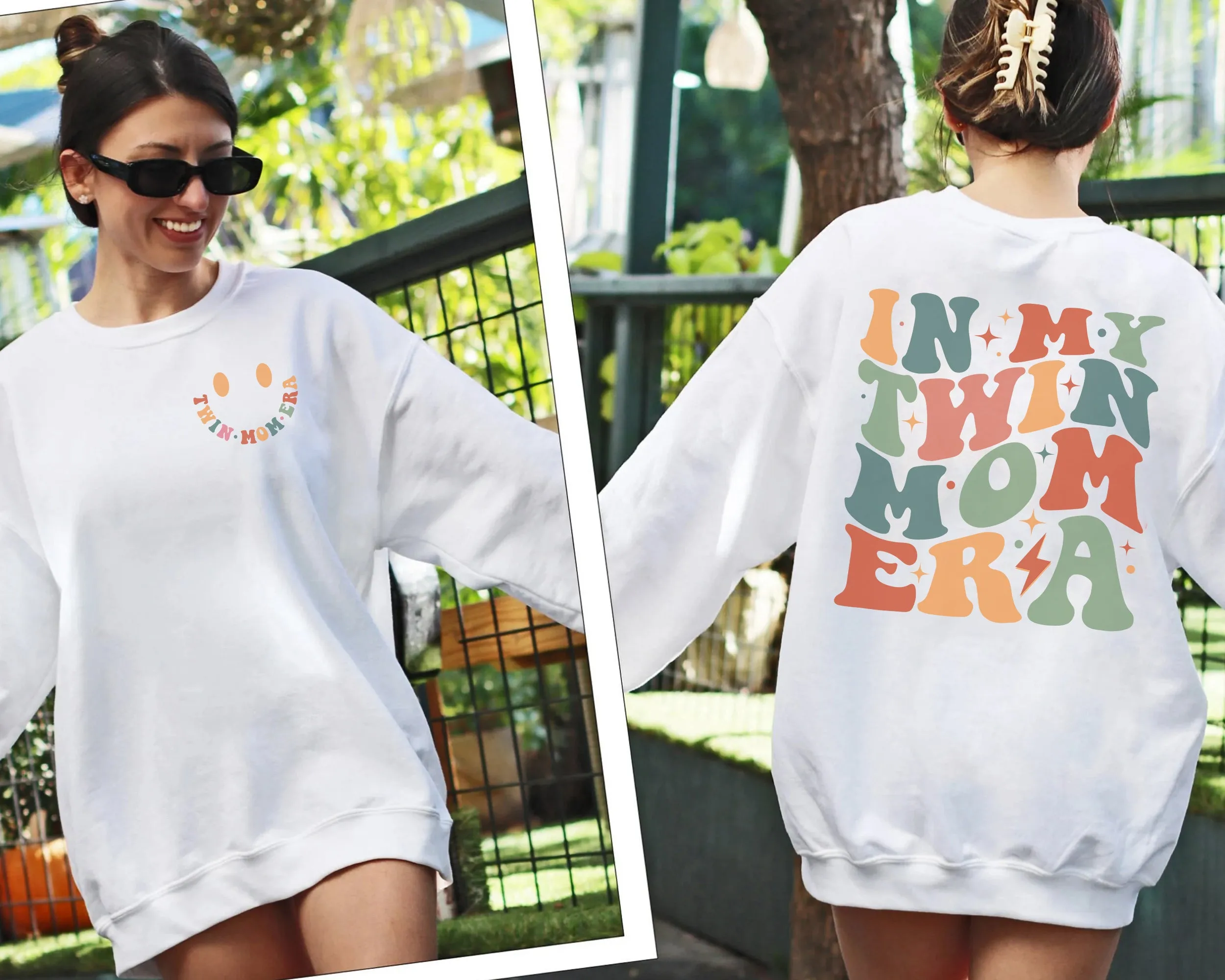 In My Twin Mom Era Sweatshirt, In My Mom Era Crewneck, Twin Mom Shirt, Twin Mom Club, Twin Mama Shirt, New Mom Gift,Expecting Mom Gift
