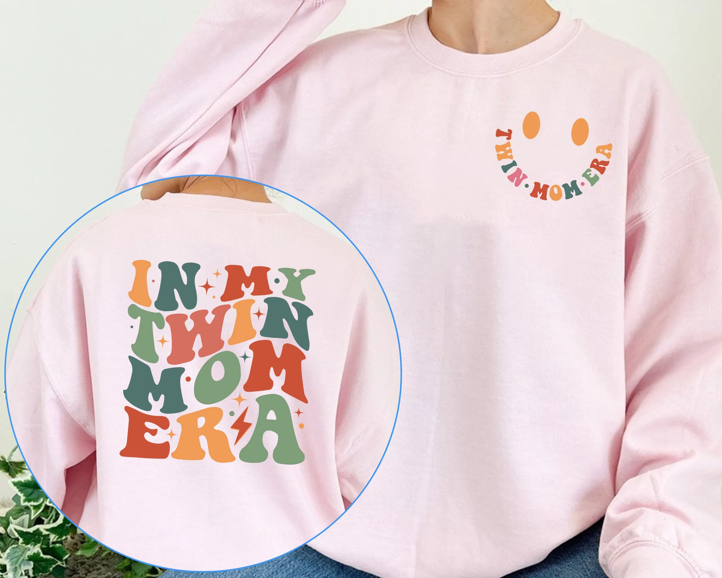 In My Twin Mom Era Sweatshirt, In My Mom Era Crewneck, Twin Mom Shirt, Twin Mom Club, Twin Mama Shirt, New Mom Gift,Expecting Mom Gift