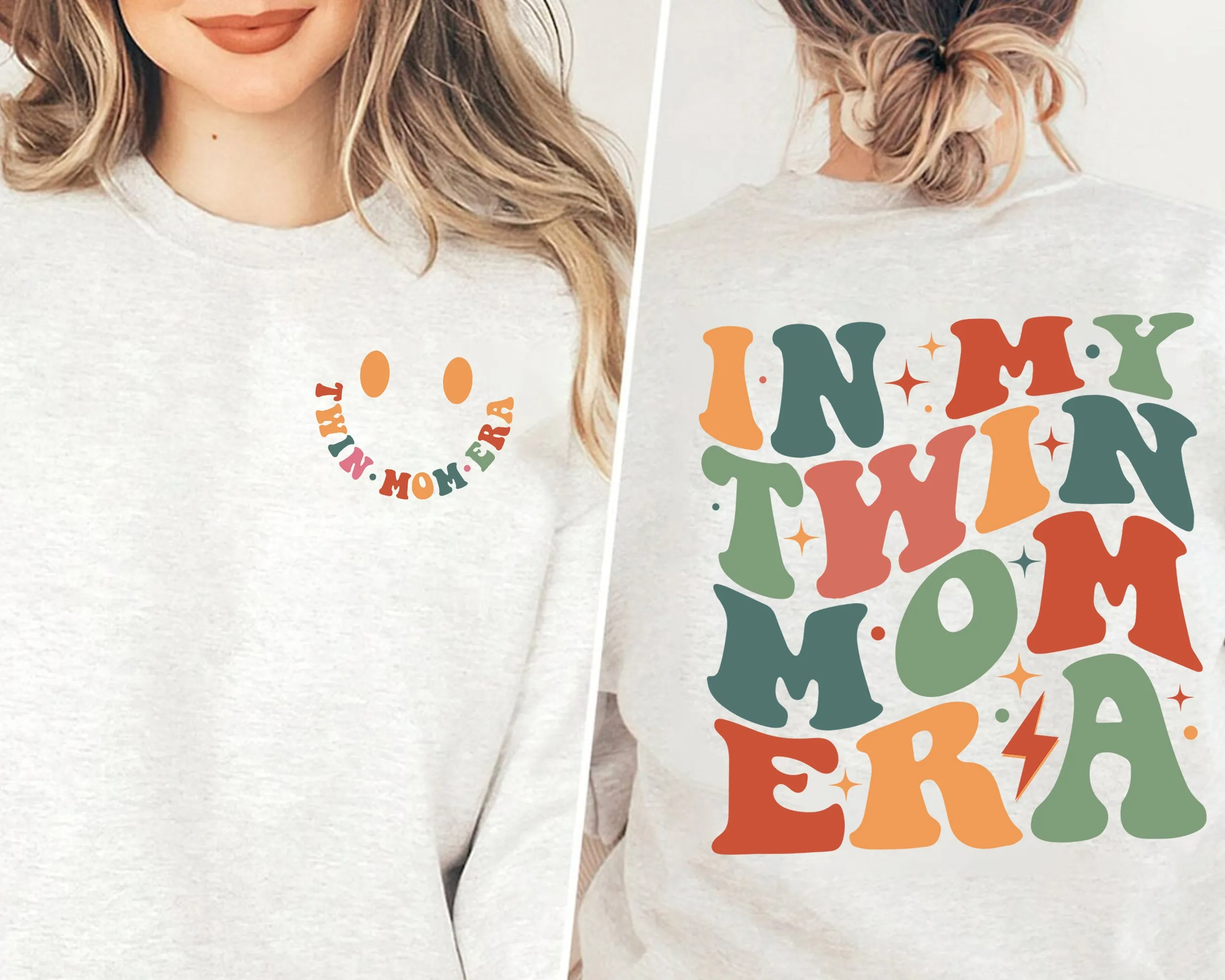 In My Twin Mom Era Sweatshirt, In My Mom Era Crewneck, Twin Mom Shirt, Twin Mom Club, Twin Mama Shirt, New Mom Gift,Expecting Mom Gift