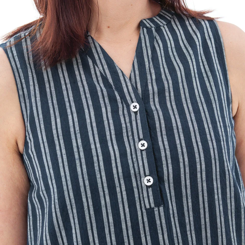 Inez Striped Tank Dress - P88052