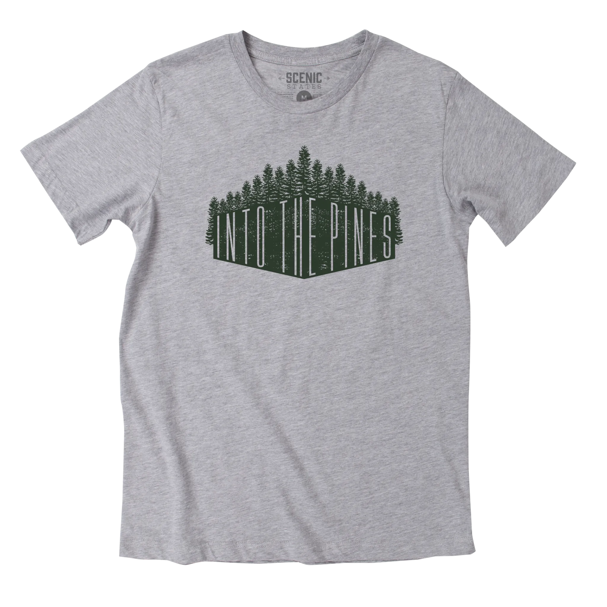 Into The Pines Tee | Heather Grey