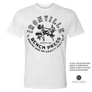Ironville VINTAGE BENCH Soft-Blend Gym T-shirt