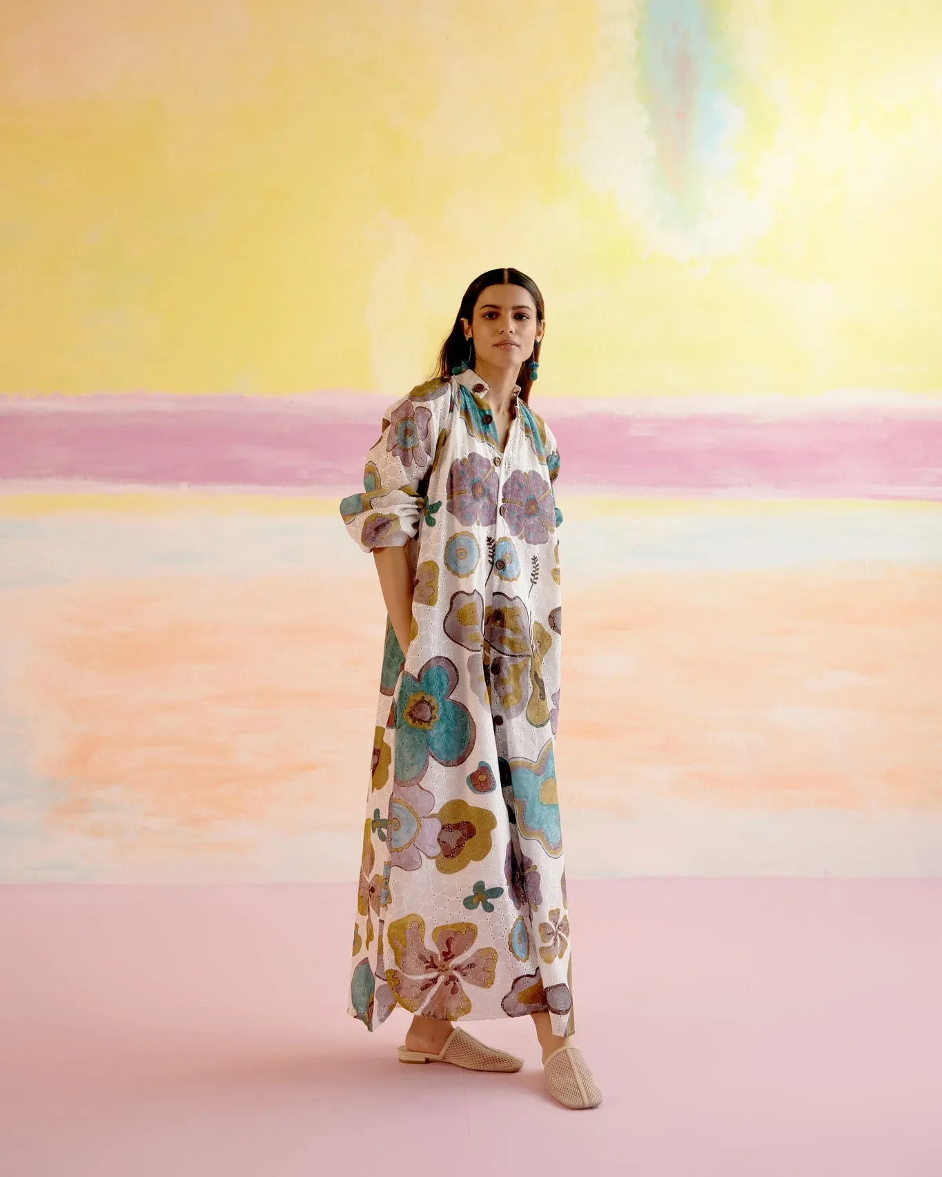 Jade Relaxed Kaftan Dress