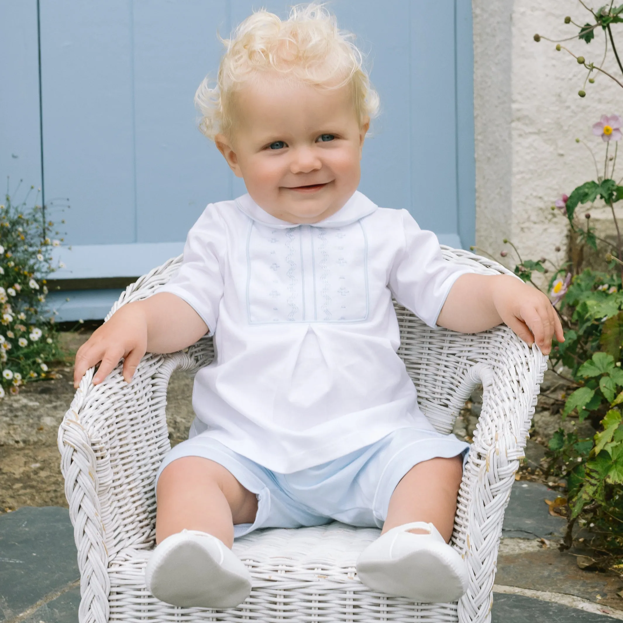 Jake Blue Boys Smart Top and Shorts Set