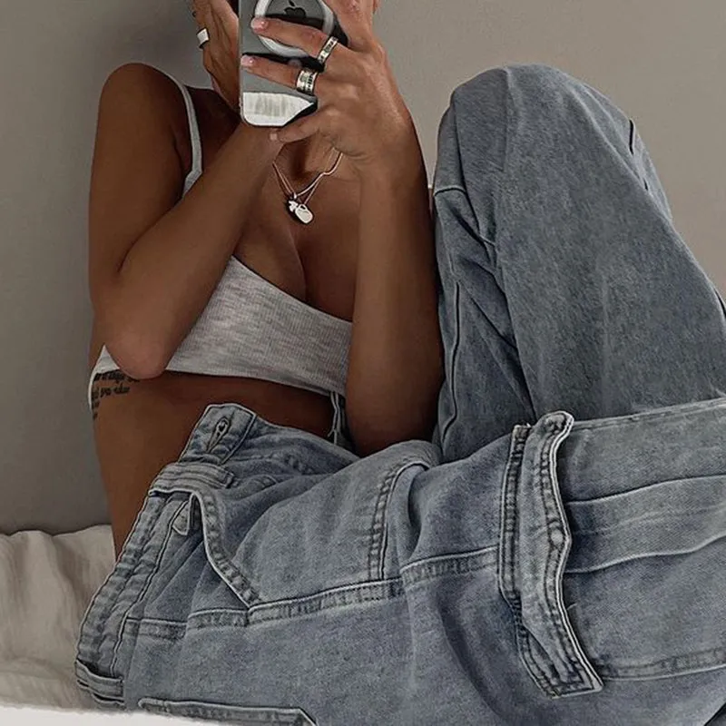 JazzHer Chapel Loose Jeans