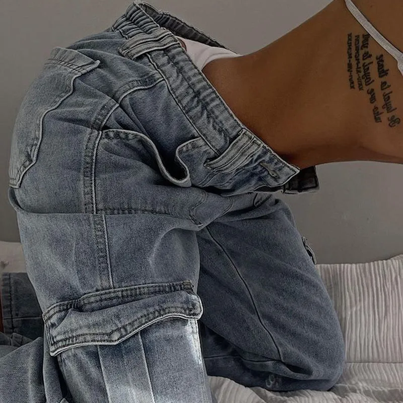 JazzHer Chapel Loose Jeans