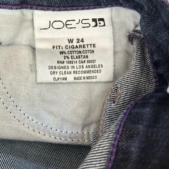 JOE'S 'Cigarette' Jeans/Womens/Size 24