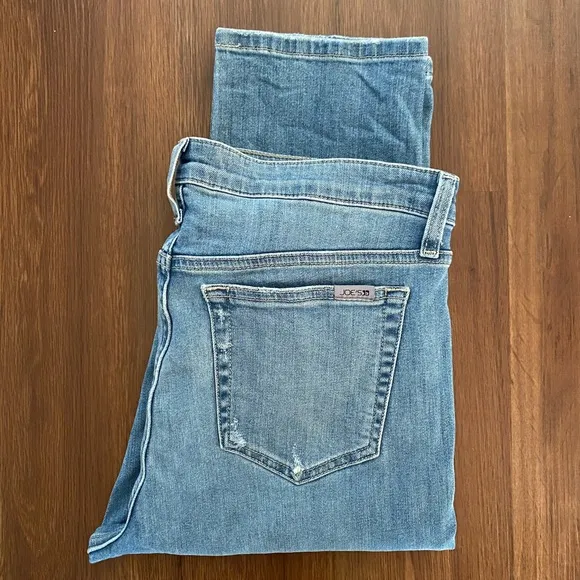 Joes Jeans Womens 28‎ Straight leg Distressed Light wash