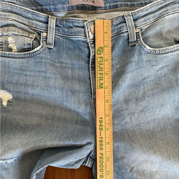 Joes Jeans Womens 28‎ Straight leg Distressed Light wash
