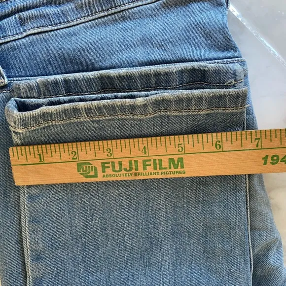 Joes Jeans Womens 28‎ Straight leg Distressed Light wash